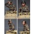 1/35 WSS Panzer Commander Set (2 figures, each w/2 different heads)