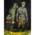 1/35 German Grenadiers Set (2 Figures, each w/2 Different Heads)