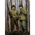 1/35 WWII US Infantry Set (2 figures, each w/2 different heads)