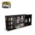 Acrylic Paint Set - Flesh Tones Colours Set (6 x17ml)
