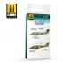 Acrylic Paint Set - IA-58 Pucara FAA Colours (17ml x6)