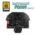 1/2 North American P-51B Mustang Instrument Panel (solid medium-density fibre board)