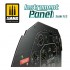 1/2 North American P-51B Mustang Instrument Panel (solid medium-density fibre board)