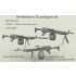 1/35 M240L 7.62mm Machine Gun with Adjustable Butt Stock