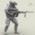 1/35 Assault Trooper with M240L Machine Gun and MICO Pack Ammo Can