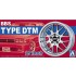 1/24 18inch BBS DTM Wheels and Tyres Set (4 Wheels + 4 Tyres)