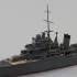1/700 Japanese Navy Light Cruiser Katori (WATER LINE No.354)
