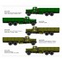 1/72 KrAZ-257B Soviet Era Heavy Duty 6x4 Cargo Truck