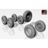 1/72 ZiL-131 Wheels w/M-93 Tyres for ICM kits