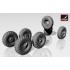 1/72 ZiL-131 Wheels w/M-93 Tyres for ICM kits