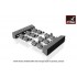 1/72 M1 Abrams Series Mid Type Tracks (solid teeth) w/Drive Wheels