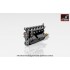 1/48 Fokker D.VII BMW D.IIIa Aircraft Engine w/Exhaust Collector