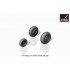 1/144 Sukhoi Su-27 Flanker Wheels w/Early Type Hubs