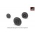 1/32 Mikoyan MiG-15bis Fagot (Late)/MiG-17 Fresco Wheels w/Weighted Tyres