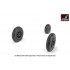 1/32 Mikoyan MiG-15bis Fagot (Late)/MiG-17 Fresco Wheels w/Weighted Tyres