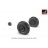 1/32 Ilyushin IL-2 Bark (early) Wheels w/Weighted Tyres