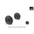 1/32 Ilyushin IL-2 Bark (early) Wheels w/Weighted Tyres