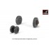 1/32 F-100D Super Sabre Wheels w/Weighted Tyres