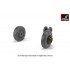 1/32 F-100D Super Sabre Wheels w/Weighted Tyres