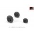 1/32 F-117A Wheels w/Weighted Tyres