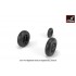 1/32 F-117A Wheels w/Weighted Tyres
