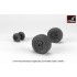 1/32 F-4J/K/M/S Phantom II/FG.Mk 1/FGR.Mk 2 Wheels w/Weighted Tyres (late)