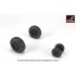 1/32 JAS-39 A/B/C "Gripen" Wheels w/Weighted Tyres (Early)