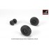 1/32 JAS-39 A/B/C "Gripen" Wheels w/Weighted Tyres (Early)