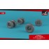 1/35 CH-47 Chinook Wheels w/Weighted Tyres