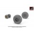 1/35 Australian RAN Sikorsky SH-60 Seahawk Wheels w/Weighted Tyres