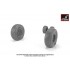1/35 Australian RAN Sikorsky SH-60 Seahawk Wheels w/Weighted Tyres