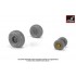 1/35 Australian RAN Sikorsky SH-60 Seahawk Wheels w/Weighted Tyres