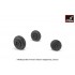 1/48 Mikoyan MiG-19S/P Farmer Wheels w/Weighted Tyres
