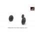 1/48 Mikoyan MiG-19S/P Farmer Wheels w/Weighted Tyres