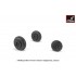 1/48 Mikoyan MiG-19S/P Farmer Wheels w/Weighted Tyres