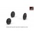 1/48 Mikoyan MiG-9 Fargo/MiG-15 Fagot (Early) Wheels w/Weighted Tyres
