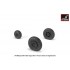 1/48 Mikoyan MiG-15bis Fagot (Late)/MiG-17 Fresco Wheels w/Weighted Tyres