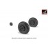 1/48 Iljushin IL-2 Bark (Early) Wheels w/Weighted Tyres