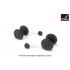 1/48 Yak-28 Wheels w/Weighted Tyres