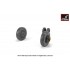 1/48 F-100D Super Sabre Wheels w/Weighted Tyres