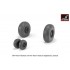 1/48 F-111 Aardvark Late Type Wheels w/Weighted Tyres for EF-111A, F-111E/F kits