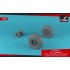 1/48 F-111 Aardvark Late Type Wheels w/Weighted Tyres for EF-111A, F-111E/F kits