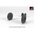 1/48 F-4B/N Phantom II Wheels w/Weighted Tyres (early)