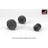 1/48 F-4 Phantom II Wheels w/Weighted Tyres (mid)