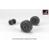1/48 F-4 Phantom II Wheels w/Weighted Tyres (mid)