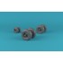 1/48 Bell Boeing OV-22 Osprey Wheels w/Weighted Tires Type "B"