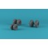 1/48 Bell Boeing OV-22 Osprey Wheels w/Weighted Tires Type "B"