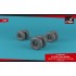 1/48 Sikorsky Ch-53 Sea Stallion Wheels w/Weighted Tires (Early)