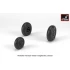 1/48 Hawker "Hurricane" Wheels w/Weighted Tyres