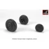 1/48 Hawker "Hurricane" Wheels w/Weighted Tyres